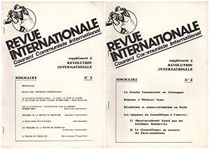 Revue Internationale - Courant Communiste International CCI. [au N° 4: Supplément à Révolution In...