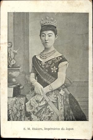 Ansichtskarte / Postkarte SM Hakuro, Imperatrice du Japon, Portrait