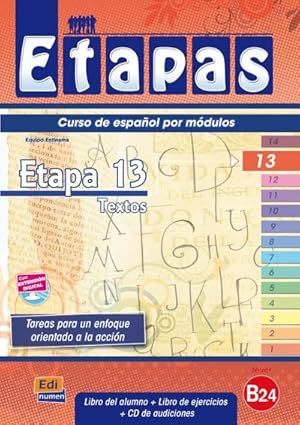 Bild des Verkufers fr Etapas Level 13 Textos - Libro del Alumno/Ejercicios + CD zum Verkauf von Smartbuy