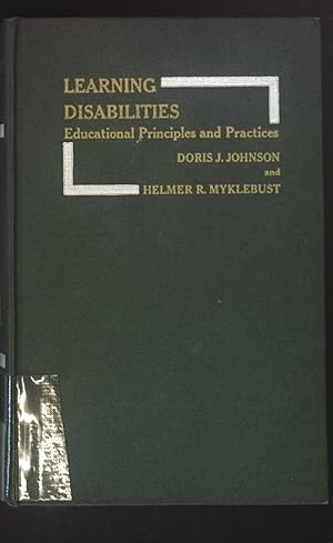 Imagen del vendedor de Learning Disabilities. Educational Principles and Practices. a la venta por books4less (Versandantiquariat Petra Gros GmbH & Co. KG)