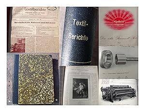 Seller image for Textilberichte ber Wissenschaft, Industrie und Handel. Dritter (III.) Jahrgang, 1922. for sale by Versandantiquariat Abendstunde