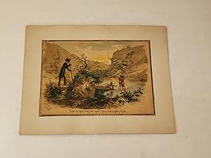 Seller image for 1882 M.F.Tobin Lithograph of African Americans "I'se a gazing on ye's, you naughty Gal" (Scenes in the Sunny South) for sale by rareviewbooks