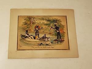 Seller image for 1882 M.F.Tobin Lithograph of African Americans "By and By we shall meet thee" (Scenes in the Sunny South) for sale by rareviewbooks