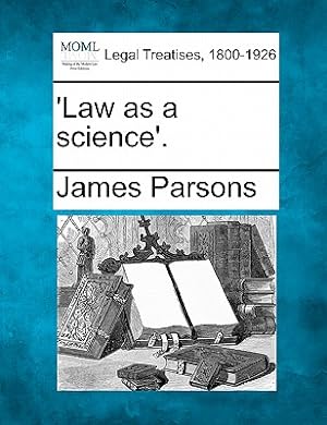 Seller image for law as a Science'. (Paperback or Softback) for sale by BargainBookStores