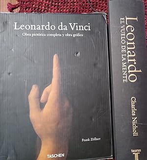 Image du vendeur pour LEONARDO DA VINCI Obra pictrica completa y obra grfica (2 libros en estuche) + LEONARDO El vuelo de la mente mis en vente par Libros Dickens