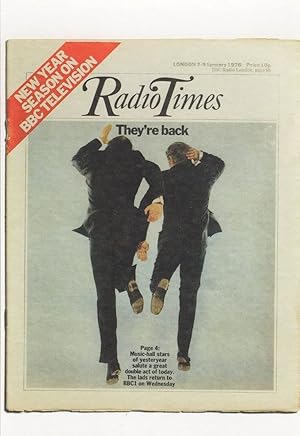 Seller image for The Eric Morecambe & Ernie Wise Show Radio Times TV Postcard for sale by Postcard Finder