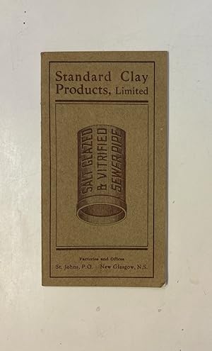Standard Clay Products of St. Johns PQ and New Glasgow NS catalogue