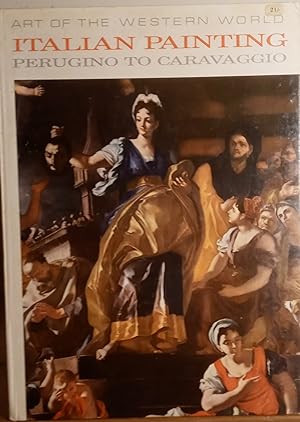 Seller image for ITALIAN PAINTING (Art of the Western World) Artists:Tura, Roberti, Perugino, Rafaello, Luini, Sarto, Bronzino, Pontormo, Fiorentino, Correggio, Parmigianino, Giorgione, Carracci, Caravaggio, Reni, Zampieri, Solimena, Magnasco. for sale by German Book Center N.A. Inc.