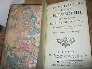 Les Principles De La Philosophie. Ecrits En Latin, Et Traduits En Francois Par Un De Fes Amis.