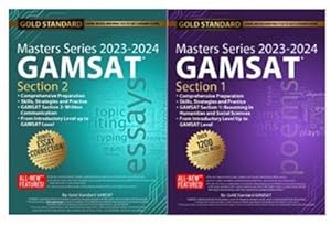 Seller image for 2023-2024 New Masters Series GAMSAT Textbook - 2 Non-science Books (Paperback) for sale by Grand Eagle Retail