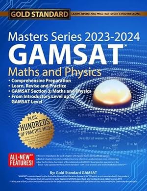 Seller image for 2023-2024 Masters Series GAMSAT Maths and Physics Preparation by Gold (Paperback) for sale by Grand Eagle Retail