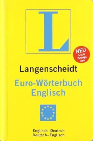 Bild des Verkufers fr Langenscheidt Bilingual Dictionaries: Langenscheidt Euroworterbuch Deutsch-Englisch, Englisch-Deutsch zum Verkauf von WeBuyBooks