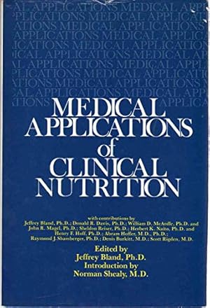 Bild des Verkufers fr Medical Applications of Clinical Nutrition zum Verkauf von WeBuyBooks