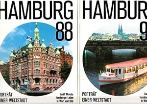 Hamburg 88 und 90. Porträt einer Weltstadt. Zwölf Monate Hamburger Leben in Wort und Bild.