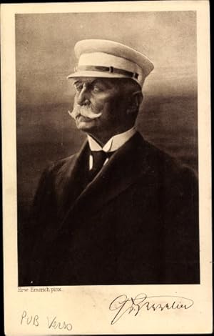 Künstler Ansichtskarte / Postkarte Emerich, Erw., Ferdinand Graf von Zeppelin, Portrait