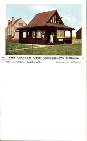 Ansichtskarte / Postkarte Letchworth Garden City East England, Exhibition 1907, The Garden City C...