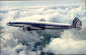 Ansichtskarte / Postkarte Französisches Passagierflugzeug, Lockheed Super Constellation, Air Fran...