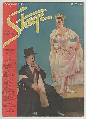 Bild des Verkufers fr The Stage - Vol. 13, No. 1, October 1935 zum Verkauf von Between the Covers-Rare Books, Inc. ABAA