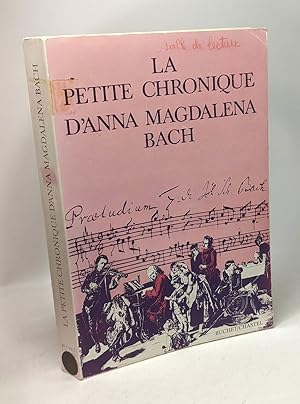 Immagine del venditore per La petite chronique d'Anna Magdalena Bach // Collection Musique venduto da crealivres