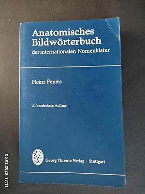 Bild des Verkufers fr Anatomisches Bildwrterbuch der internationalen Nomenklatur. zum Verkauf von Antiquariat-Fischer - Preise inkl. MWST