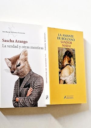 Seller image for PACK 2 LIBROS: LA AMANTE DE BOLZANO - LA VERDAD Y OTRAS MENTIRAS for sale by Libros con Vidas