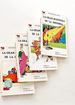 Seller image for LA GRAN AVENTURA DE LA HISTORIA. Roma I,II, III, IV for sale by Libros con Vidas