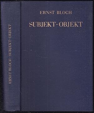 Subjekt-Objekt. Erläuterungen zu Hegel