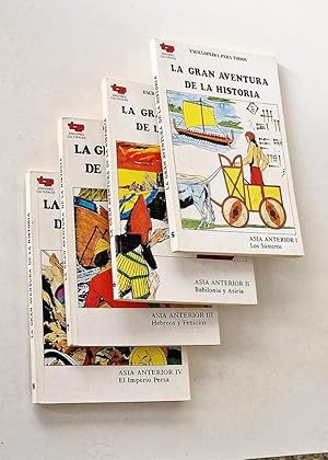 Seller image for LA GRAN AVENTURA DE LA HISTORIA. Asia Anterior i, II,III, IV. for sale by Libros con Vidas