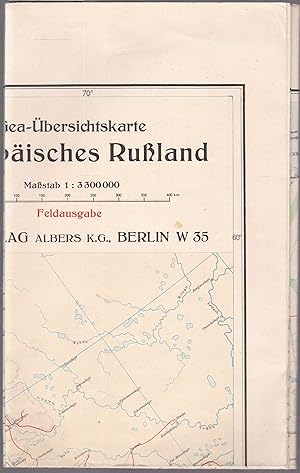 GEA-Übersichtskarte Europäisches Rußland. Feldausgabe