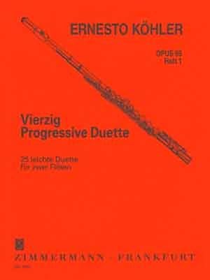 Imagen del vendedor de 40 progressive Duette 1 op 55 a la venta por CONTINUO Noten-Buch-Versand