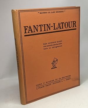 Image du vendeur pour Fantin-Latour / Maitres de l'art moderne mis en vente par crealivres