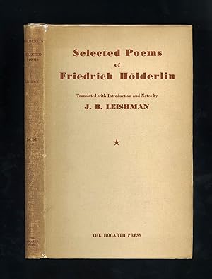 Seller image for FRIEDRICH HOLDERLIN SELECTED POEMS for sale by Orlando Booksellers