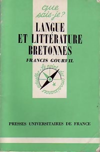 Langue et littérature bretonnes - Francis Gourvil