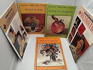 Seller image for PACK 5 Libros Bellas Artes Daimon y Ejercicios Parramn: Pintar Acuarelas / Pintar con acrlicos / Pintar al leo / Retratos / Carnaciones for sale by Libros Angulo