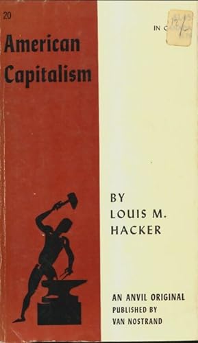 Seller image for American capitalism - Louis M Hacker for sale by Book Hmisphres