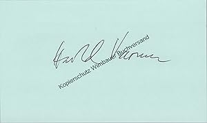 Immagine del venditore per Original Autogramm Harold E. Varmus Nobel Prize Medicine 1989 /// Autograph signiert signed signee venduto da Antiquariat im Kaiserviertel | Wimbauer Buchversand