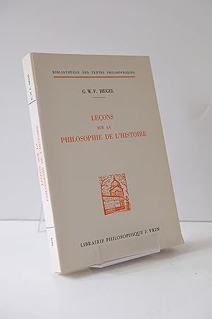 Seller image for Leons sur la philosophie de l'histoire for sale by Librairie du Levant