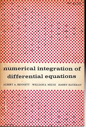 Imagen del vendedor de Numerical Integration of Differential Equations a la venta por Dorley House Books, Inc.