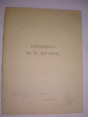 Seller image for Hispanidad en el Escorial for sale by Librera Antonio Azorn