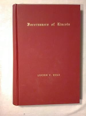 Forerunners of Lincoln in the Ohio Valley