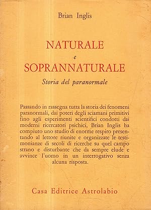 Naturale e soprannaturale: storia del paranormale