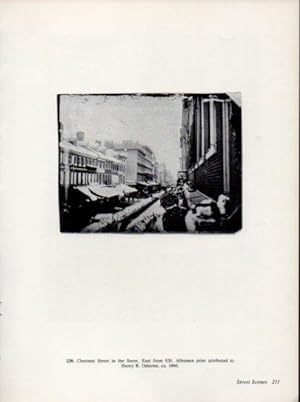 Bild des Verkufers fr LAMINA V24363: Chesnut Street in the Snow by Henry B. Odiorne 1860 zum Verkauf von EL BOLETIN