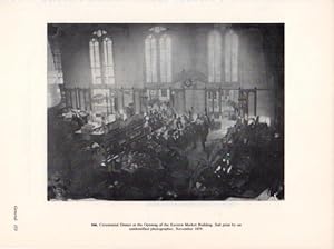 Bild des Verkufers fr LAMINA V24334: Ceremonial Dinner of the Eastern Market Building 1859 zum Verkauf von EL BOLETIN