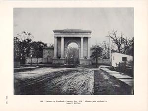 Bild des Verkufers fr LAMINA V24328: Entrance to Woodlands Cemetery by James E. McClees 1858 zum Verkauf von EL BOLETIN