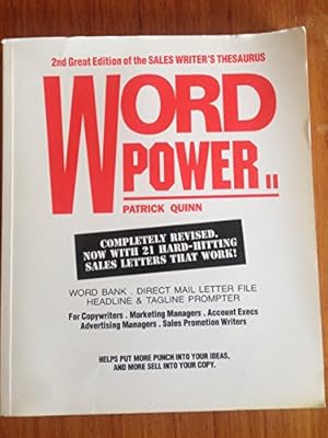 Immagine del venditore per Wordpower II: Sales Writer's Thesaurus venduto da WeBuyBooks