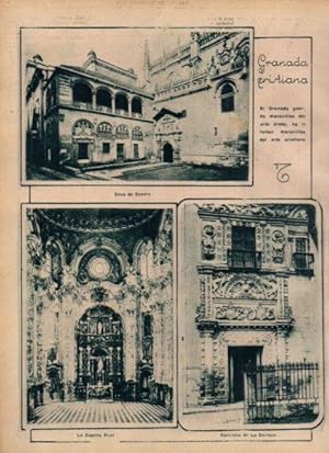 Imagen del vendedor de LAMINA V24431: Capilla Real y Casa de Castril en Granada a la venta por EL BOLETIN