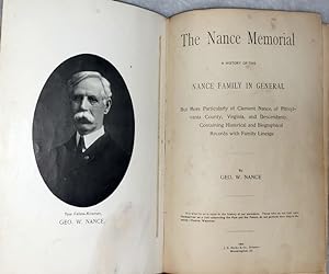 The Nance Memorial: A History of the Nance Family in General, But More Particularly of Clement Na...