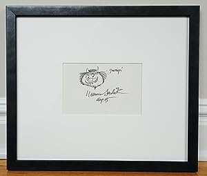 *SIGNED* DRAWING OF MOISHE, FROM WHERE THE WILD THINGS ARE