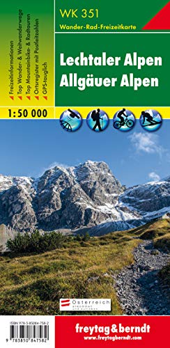 Bild des Verkufers fr Allgauer Alpen-Lechtaler Alpen (Wanderkarte): Wandel- en fietskaart 1:50 000 zum Verkauf von WeBuyBooks