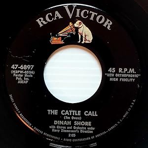 Bild des Verkufers fr Promises, Promises / The Cattle Call [7" 45 rpm Single] zum Verkauf von Kayleighbug Books, IOBA